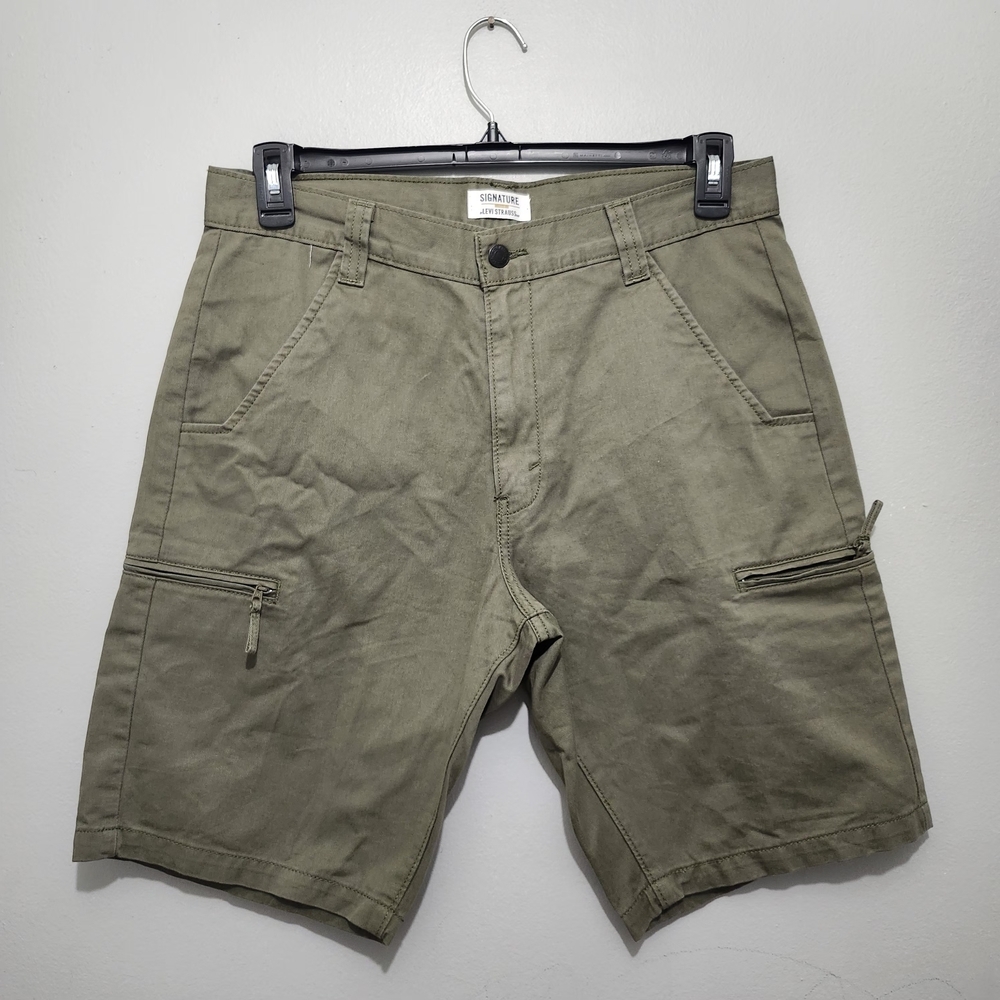 Signature by Levi Strauss Olive Cargo Shorts